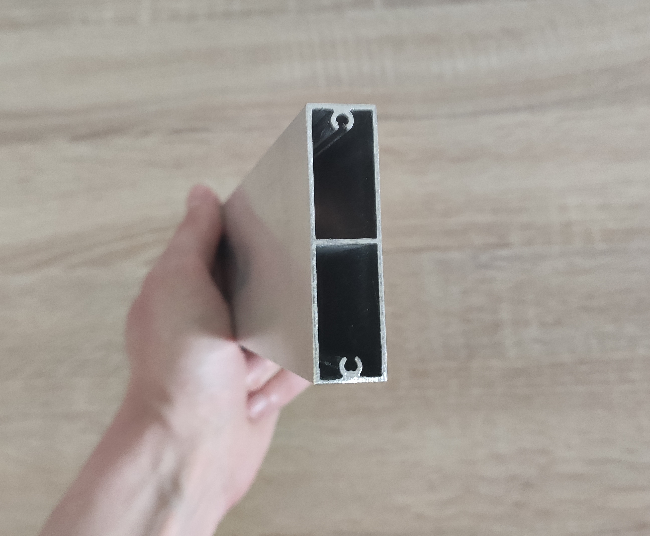 aluminiumslamelle rektangulær 60