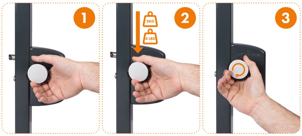 Locinox Kidloc – åbningsmetode