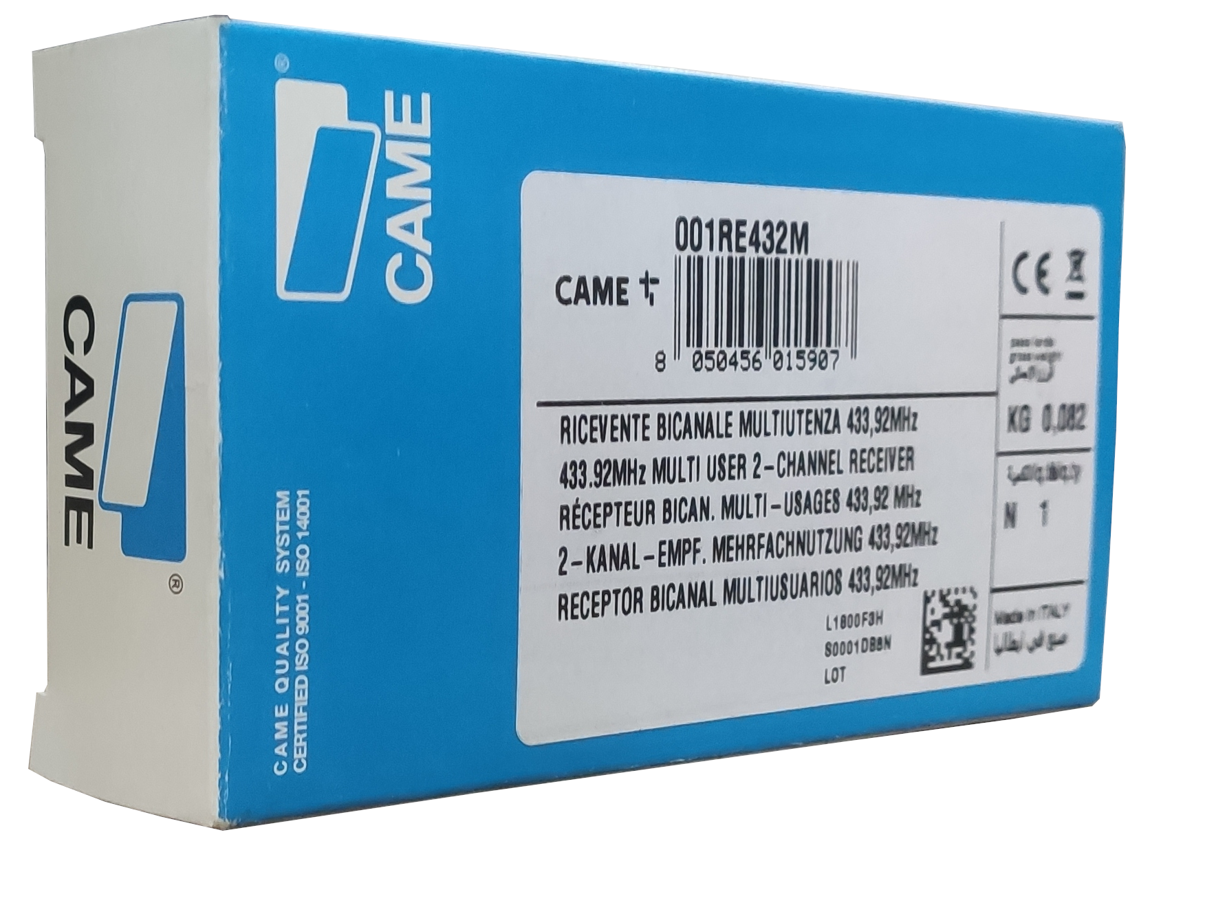 CAME RE432-emballage CAME RE432-emballage