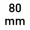 Hjul med Ø 80mm