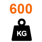Portvægt op til 600 kg