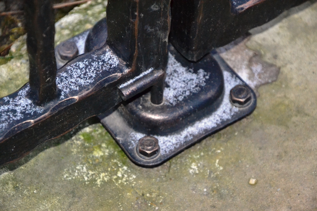 Brug af nederste stop til svingport