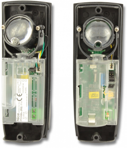 Indersiden af FT210B-fotocellerne