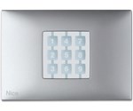 NICE NiceWay Opla Opla-R WRA rektangulært knapdæksel, aluminium
