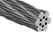 Wire i rustfrit stål Ø4mm, 7x7 tråde, INOX AISI316