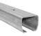 C-profil 73x61x3,5mm med huller til fastskruning, Zn. 6m