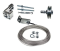 CAIS teleskopisk system til en trefløjet skydelåge med skinne