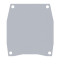 Endekappe til C-profil 95x106 mm