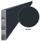 Aluminiumhegnslamel 100x16 mm, antracit RAL7016, glat overflade